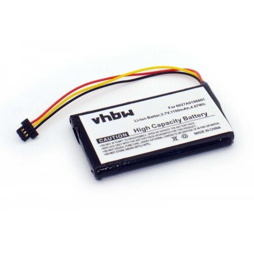 VHBW Baterija za TomTom XL IQ, 1100 mAh Slike