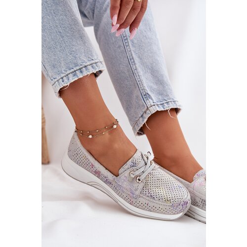 ARTIKER Suede Shoes Made Of Natural Leather On Platform Slike