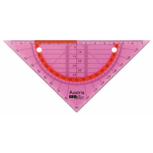 Aristo Trikotnik, 16 cm, neon roza