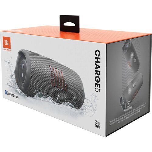 JBL Charge 5 brezžični Bluetooth zvočnik, siv Cene