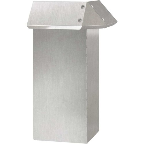  Ograda protiv puževa 4 kom. 13,5 x 13,5 x 25 cm Pocinčani čelik Slike