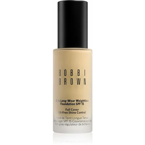 Bobbi Brown Skin Foundation SPF 15 Long-Wear Even Finish dolgoobstojen tekoči puder SPF 15 odtenek 02 Sand 30 ml