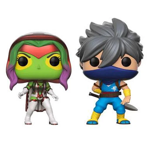 Funko POP! Figura 2-PACK: CAPCOM VS. MARVEL: GAMORA VS STRIDER (PLAYER 2)