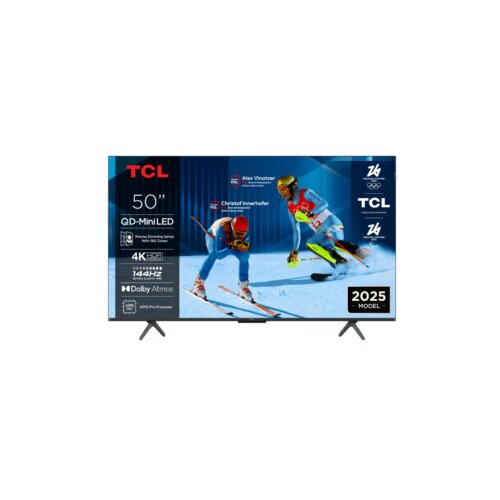 Tcl 50&Prime;C6K 4K QD-Mini LED TV144Hz Google TV; Game Master;Dolby Atmos; Onkyo 2.1; HDR Premium; Cijene