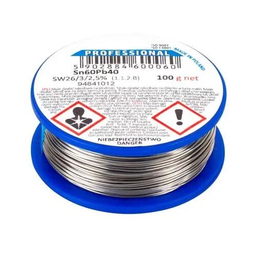 Cynel žica za spajkanje fi:1mm 100g Slike