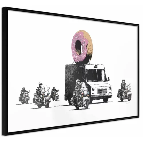  Poster - Banksy: Donuts (Strawberry) 60x40