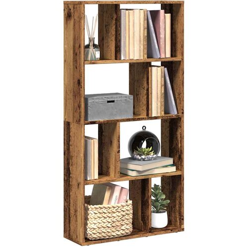  Regal za knjige boja starog drva 60x20x120,5 cm konstruirano drvo Cijene