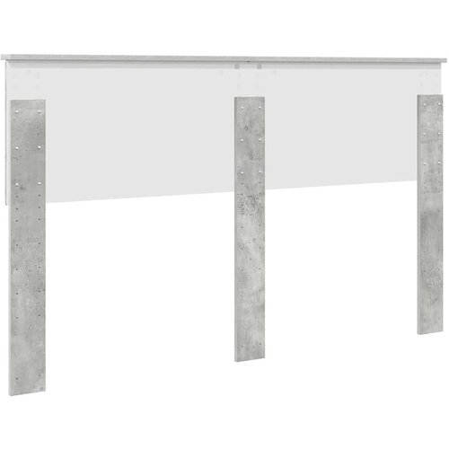  Uzglavlje s uzglavljem Betonski sivi 150 cm Konstruirano drvo Slike
