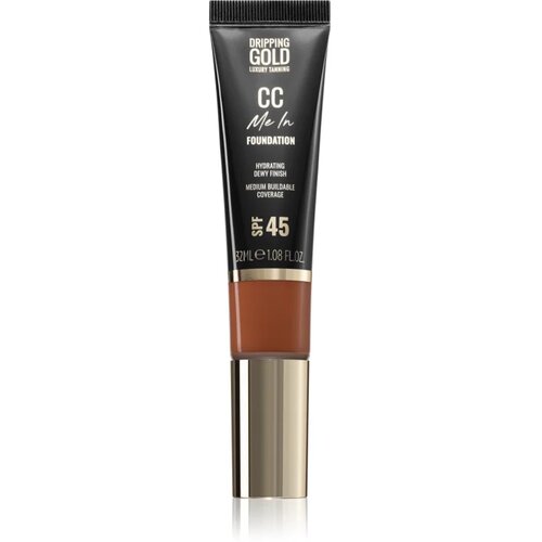 Dripping Gold CC Me In lahki tekoči puder SPF 45 odtenek Coffee 9.5 32 ml Slike