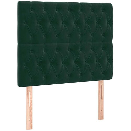 Box spring krevet s madracem tamnozeleni 100x200 cm bar&amp;scaron;unasti Slike