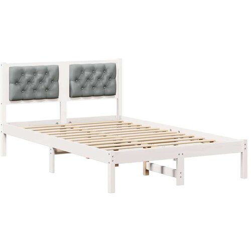 Okvir za krevet Svijetlo siva 135 x 190 cm tkanina Slike