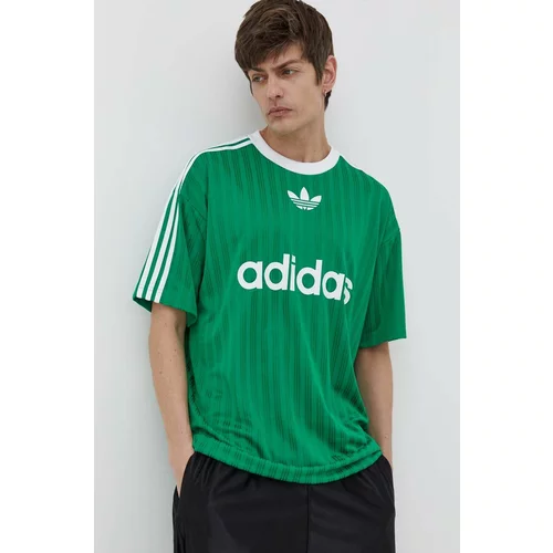 Adidas Kratka majica moški, zelena barva