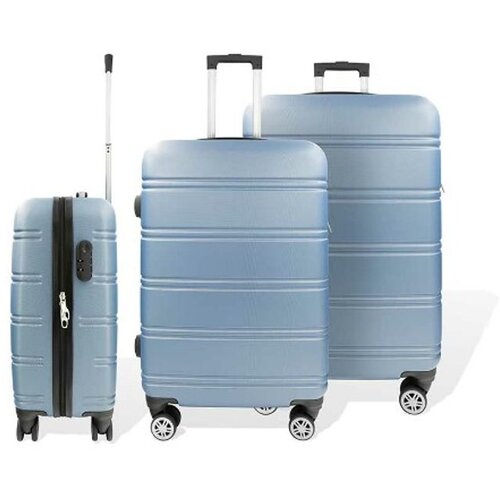 Hoffmanns 3-dijelni ABS set kofera Line Light plava Cijene