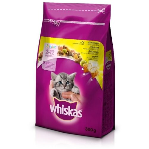 Whiskas junior 2-12 mjeseci s piletinom, 300 g Cene