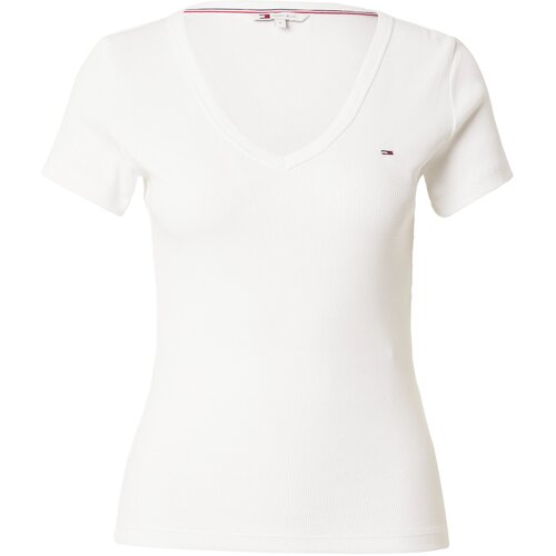 Tommy Jeans Majica 'Essential' mornarska / rdeča / bela Cene