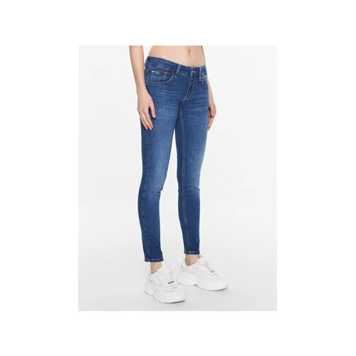 Tommy Jeans Jeans hlače Scarlett DW0DW15781 Modra Skinny Fit