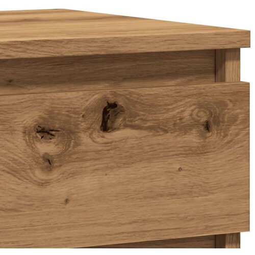 VidaXL Noćni ormarić Artisan hrast 40x35x50 cm izrađeno drvo Slike