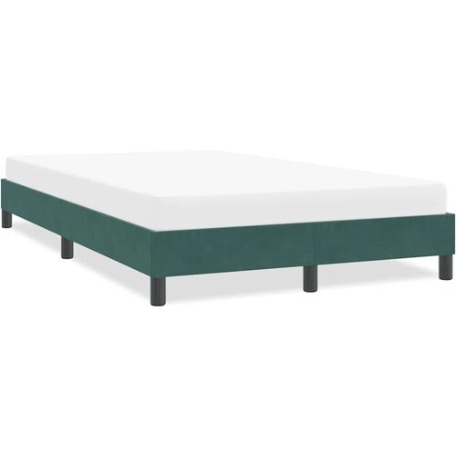  posteljni okvir brez vzmetnice temno zelena 120x220 cm žamet, (21829453) Slike