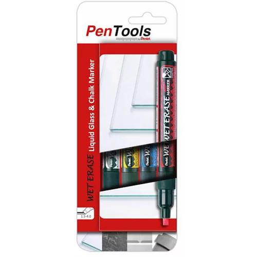 Pentel Marker kreda SMW26, 1,5 - 4 mm, 4 kosi
