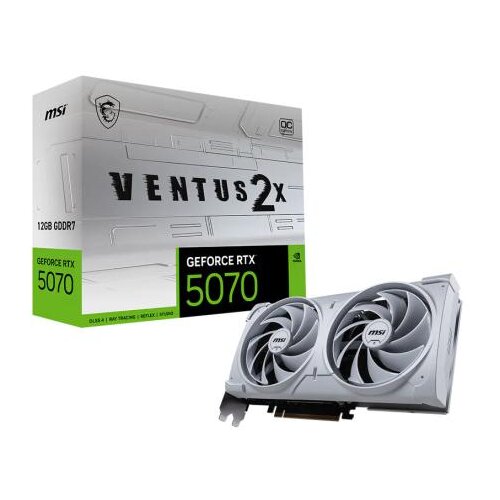 MSI GeForce RTX&trade; 5070 12G VENTUS 2X OC WHITE - G5070‑12V2CW Cene