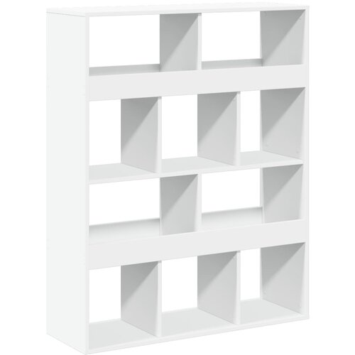 Maison Chic Knjižna omara - Knjižni regal bela 100x33x125,5 cm inženirski les, (21724951) Slike