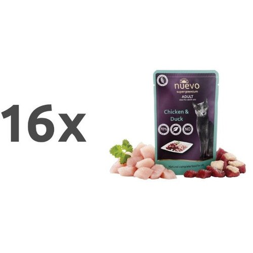 Nuevo Adult - raca in pi&amp;scaron;čanec - 85 g 16 x 85 g Slike