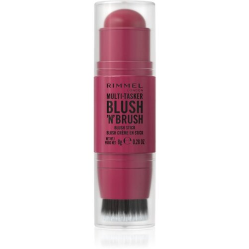 Rimmel London Multi-Tasker Blush'N'brush rdečilo v paličici s čopičem odtenek 200 Fushia Glam 8 g Cene