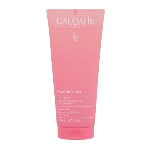 Caudalie Rose De Vigne nježni gel za tuširanje s mirisom ruže 200 ml za ženske Cijene