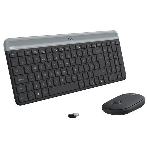 Logitech MK470 Wireless Desktop YU Graphite tastatura + mi&amp;scaron; Slike