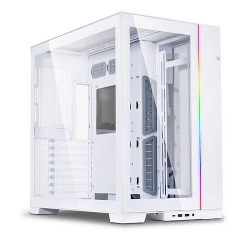 Lian Li računalniško ohišje O11 dynamic evo, atx, midi-tower, kaljeno steklo, belo Cene