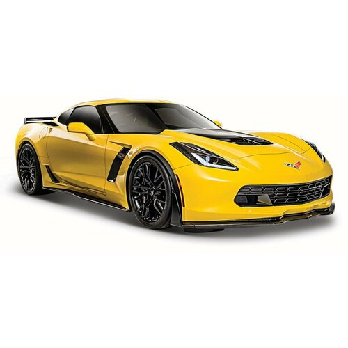 Maisto metalni model autića 1:24 2015 corvette Z06 31133YL žuti Slike
