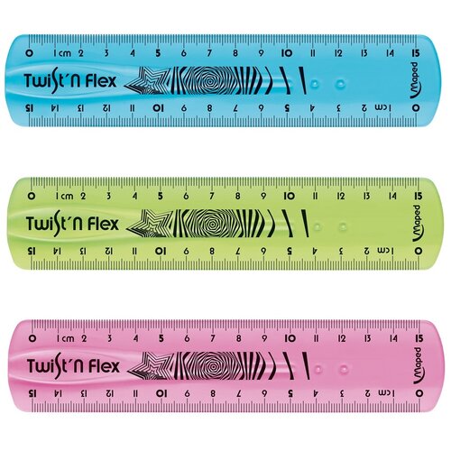 Maped lenjir 15/20/30 TWIST`N flex 15 cm Slike