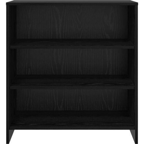 VidaXL Sideboard crni hrast 70x41x75 cm konstruirano drvo Slike
