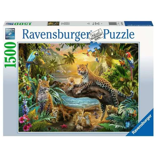 Ravensburger sestavljanka Savana, Leopardi 1500 delov