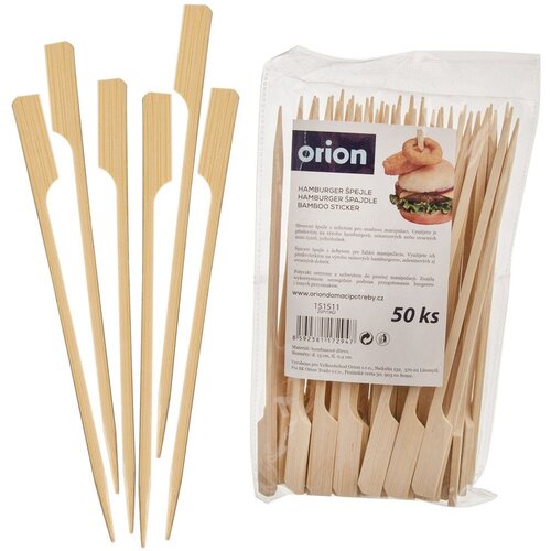Orion Bambusovi zobotrebci za burgerje 15 cm 50 kosov., (5000037247) Cene