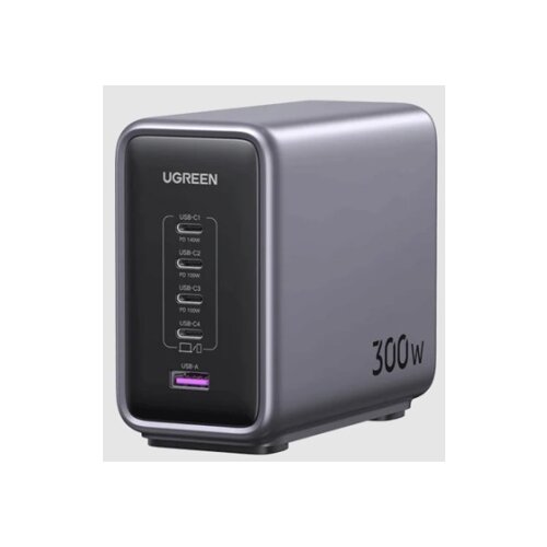 Ugreen cd333 nexode 300w 5-port pd gan fast charger eu ( 093-0020 ) Slike