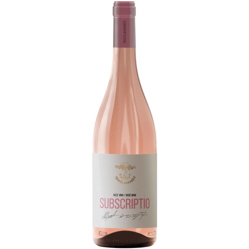 Trivić Narančić Organsko Subscriptio roze vino 0,75 l T&M | Eponuda.com