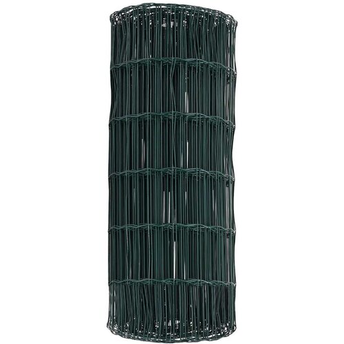 vidaXL Evropska ograja Zelena 0.6x50 m Jeklo Cene