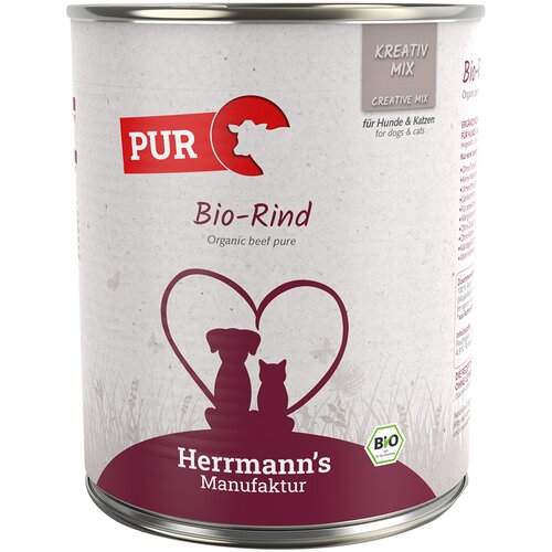 Herrmanns Varčno pakiranje Herrmann´s Bio čisto meso 12 x 800 g - Bio govedina Cene