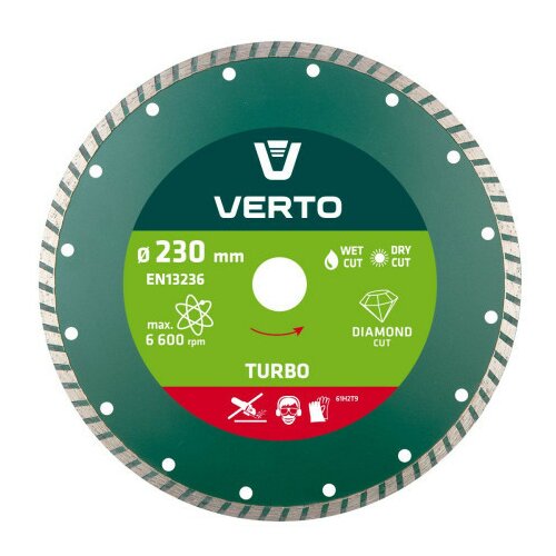 Verto dijamnatski disk 230mm turbo p ( 61H2T9 ) Slike