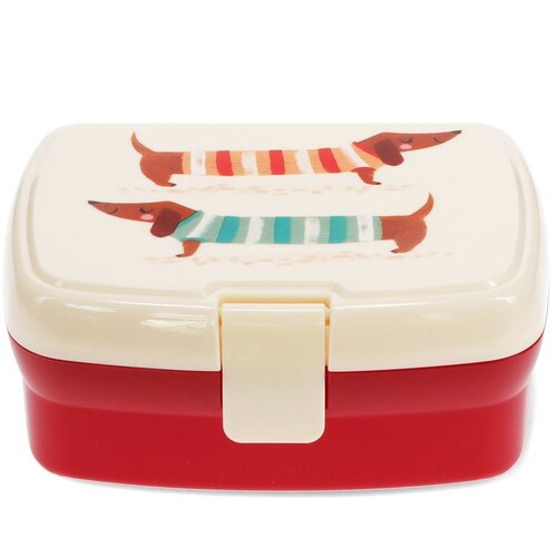 Rex London Crvena/krem dječja kutija za ručak Sausage Dog &amp;ndash; Slike