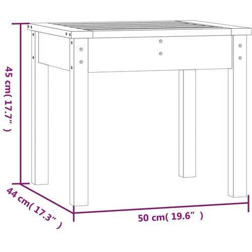  Klupa siva 50x44x45 cm od masivne borovine Slike