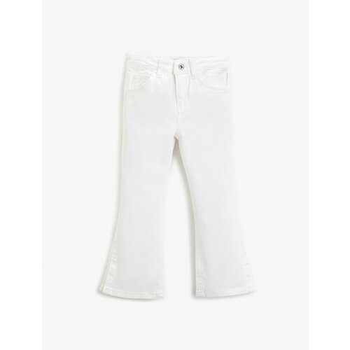 Koton Flare Jeans with Pocket Cotton Slit Detailed - Flare Jeans Slike
