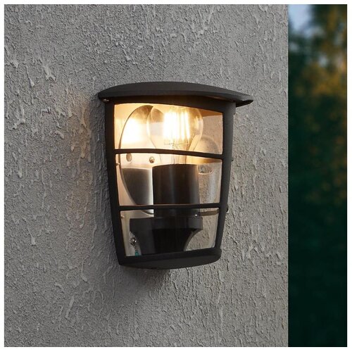 Eglo aloria spoljna zidna lampa/1, e27, crna Cene