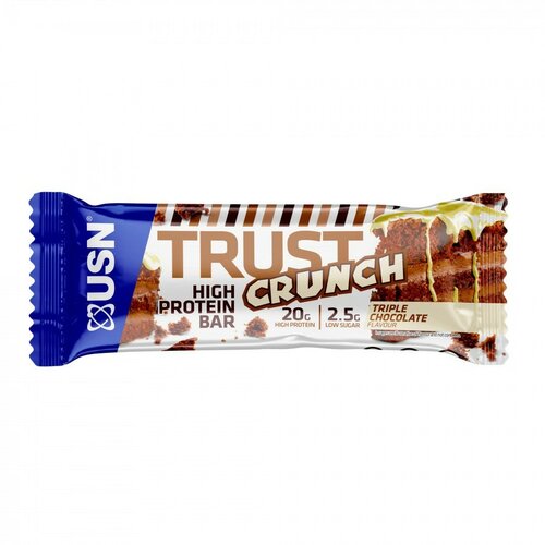 USN trust crunch bar 60g triple chocolate Cene