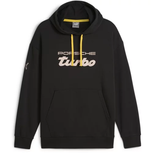 Puma Sweater majica 'Porsche Legacy ESS' žuta / prljavo roza / crna