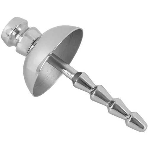 Penis Plug - metalni uretralni dilatator (srebrni)