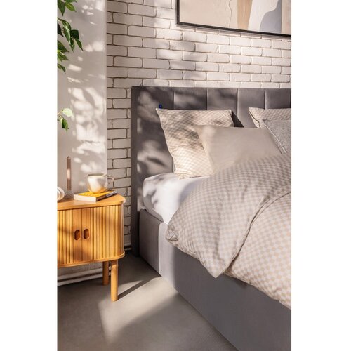 Bonami Selection sivi boxspring krevet 180x200 cm olia bold line &amp;ndash; Slike