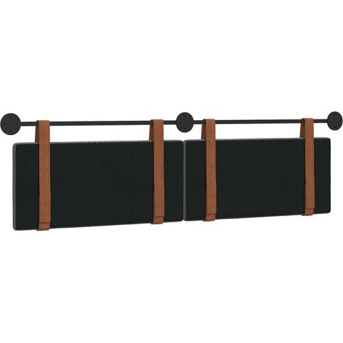  Držeće uzglavlje Zidne Tamno siva 170 x 55 x 5 cm Antikni PU - Tamno siva 160 cm bez LED Slike