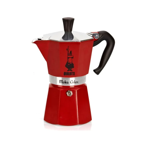 Bialetti 0004942 moka express crvena - 3 šoljice